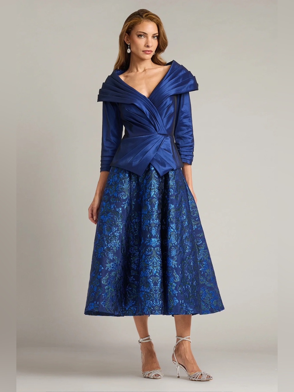 TADASHI SHOJI - RENWICK PORTRAIT MIDI DRESS